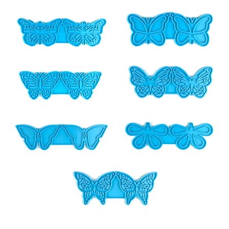 Form Dingla örhänge Form Fjärils- form för DIY-hänge Nyckelring Smycken