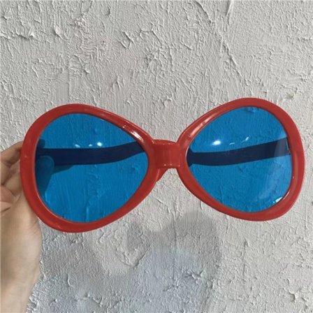 Isot lasit Neliönmuotoiset lasit PUNAINEN