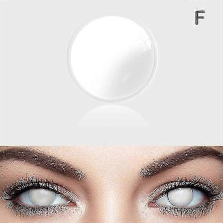 Ett par Halloween Jul Färgglada Kontaktlinser Anime Cosplay Ögonlinser Linser Linser