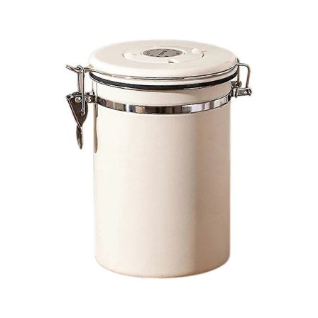 Kahvipurkki Ilmatiivis Papusäiliö Päivämääräseurannalla Ruostumaton Teräs Keittiön Säilytyslaatikko 1,8L