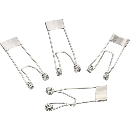 52x19mm Indbyggede Spotlight Fjederklemmer 10 stk. Emitting Diode Indbyggede Belysningstilbehør Sikkerhedsklemmer til Loftlampe