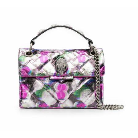 Kurt Geiger, Cross Body Bags Paars, Dames, Maat:ONE Size,metallic