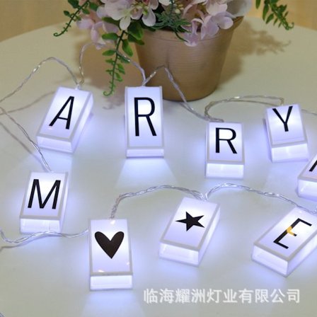 Led Bokstavslampa DIY Romantic Confession Dekorativ Led-lampa