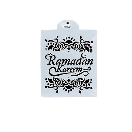 JiKaiX Kakku Sapluunat Uudelleenkäytettävä Leivonta Koristelu Työkalu DIY Spray Maalaus Malli Fondantti Sokeritahna Kahvi