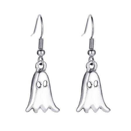 Stil 1 Punk Hodeskalle Lange Hengeøreringer Hodeskalle Dangle Ørepynt Halloween Smykker Stil 1