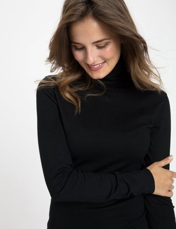 Culture Cuannemarie Rollneck - Black - S