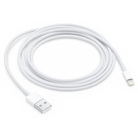 Lightning cable for iPhone & iPad, 2 meters, White-- CE Certificate