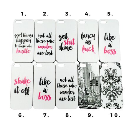 Skal med motiv iPhone 5/5S/SE