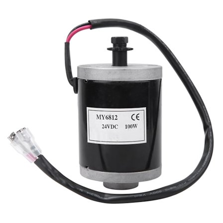 MY6812 24V 100W Højhastigheds Lille Børstemotor med Remhjul Elektrisk Scooter E Cykel Tilbehør