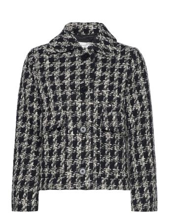 Winniiw Jacket Vattert Jakke Svart InWear*Betinget Tilbud
