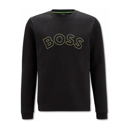 Hugo Boss Salbo Iconic Stitched Logo Sweatshirt Sort, Herre Sweatshirts
