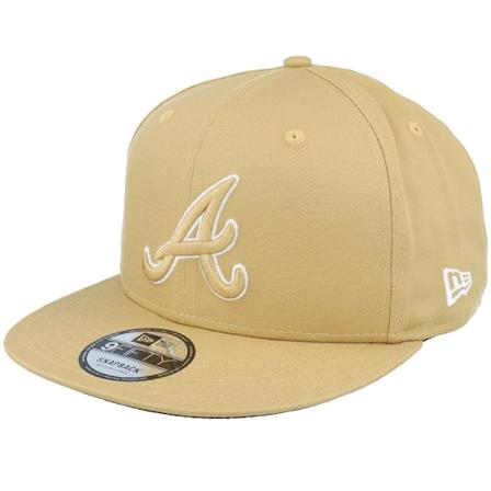 New Era - MLB Beige snapback Lippis - Atlanta Braves Side Patch Script 9FIFTY Bronze/Bronze Snapback @ Hatstore