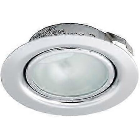 12V 20W Halogen Infälld Downlight Krom Varmvit Lågspänningsbelysning (Driver Krävs)-Xin