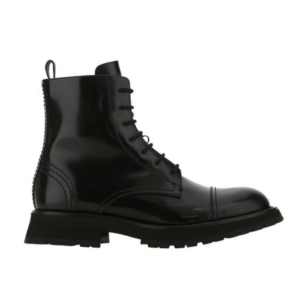 Alexander McQueen, Lace-up Boots Czarny, Mężczyzna, Rozmiar: 40 EU