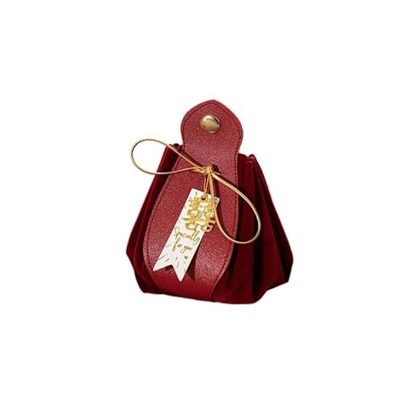 Presentpåse Godisförpackningspåse VINRÖD 1 1 Vinröd 1-1