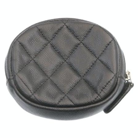 Chanel Vintage, Pre-owned Leather Wallet Zwart, Dames, Maat:ONE Size,leer