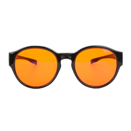 Blåljussperrande glasögon för spel minskar ögonbelastning och trötthet med professionellt filter runt