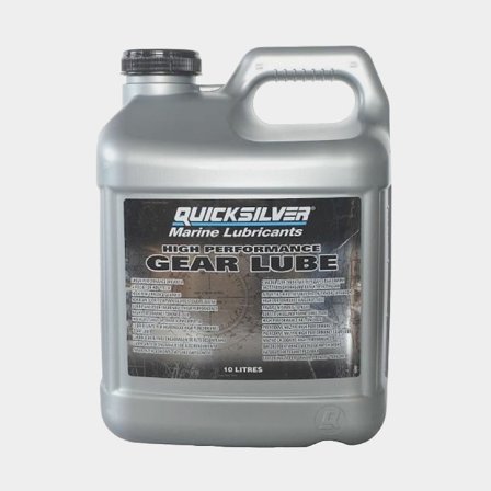 Semi-synthetic gear oil Quicksilver High Performance Gear Lube, SAE 90, API GL-4, 10 liter