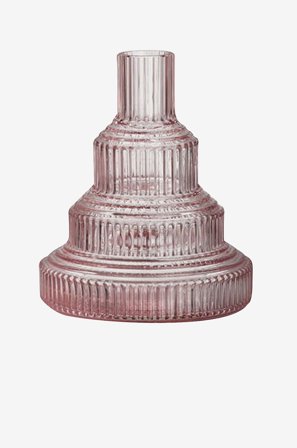 Kosta Boda - Vase Pavilion 13,4Cm - Rosa - Krukker & vaser - Fra Homeroom