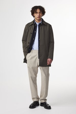 NN.07 Bill 1067 Trouser Male Grey Cotton Blend