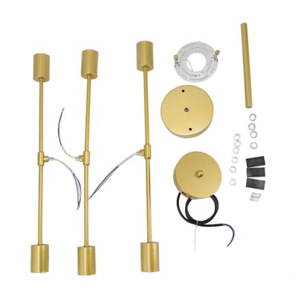 Retro Industrial 6-valaisimen puoli-upotettu kattovalaisin Moderni Sputnik-kattokruunu Taiteelle Ravintolalle Baarille Makuuhuoneelle 110‐220V Kulta