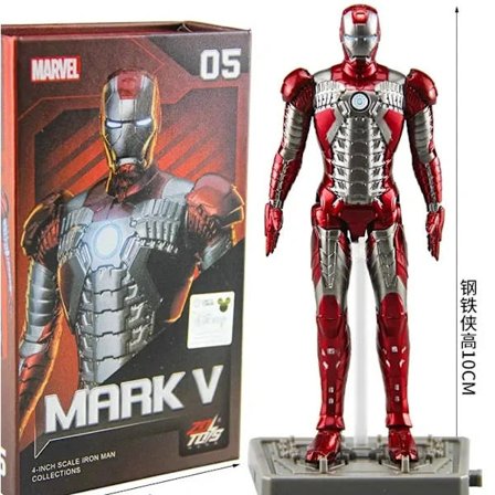 10-12cm Marvel Anime Figurer: Spider-Man, Hulk, Iron Man, Venom, Captain America, Thanos - Artikulerte PVC-figurleker for barn - Gaver