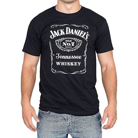 Jack Daniels Daniel's Label T-shirt för män