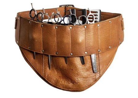 Muud Moon Hairdresser Skinnbelte Whisky 80-115cm