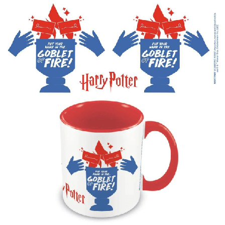 Harry Potter Bägare Av Eld Inre Tvåfärgad Mugg En One Size Vit/r
