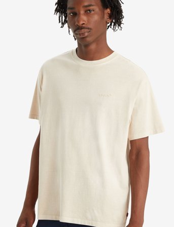 Levi's Red Tab Vintage Tee Fog Garmen - Cream - M