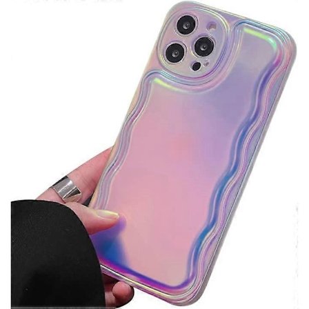 Laser Silikone Blødt iPhone Cover (Hvid, iPhone 12 Pro Max)