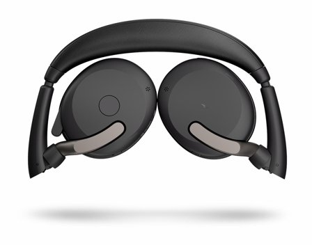 Jabra Evolve2 65 Flex UC Stereo - hodesett - med trådløs ladepute