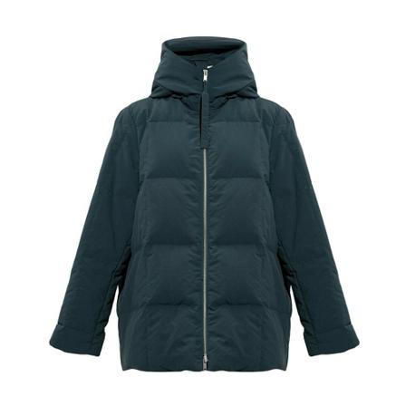 Jil Sander Hooded down jacket , Groen , Dames , Maat: S