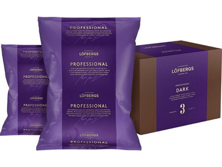 LÖFBERGS Kaffe Professional Dark 250g - Lyreco - Kök och servering - Kaffe och te - Portionsförpackat
