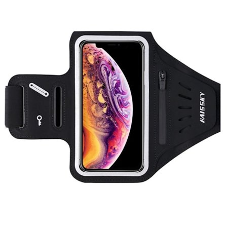 Telefon Armband Telefonhållare Armband Case SVART