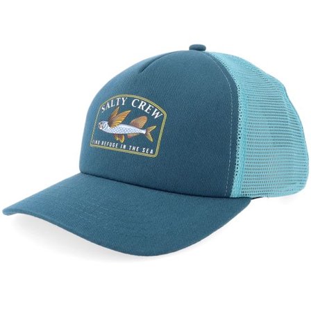 Salty Crew - Svart trucker Keps - Good Times Boys Deep Ocean Trucker @ Hatstore