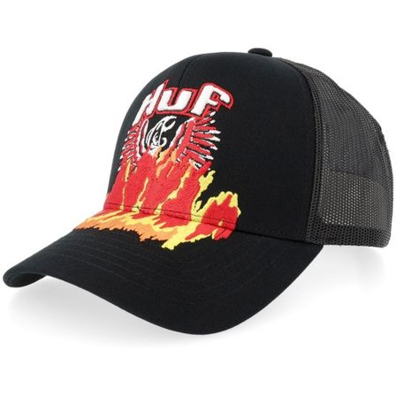 HUF - Svart trucker Keps - "Phoenix Black Trucker " @ Hatstore