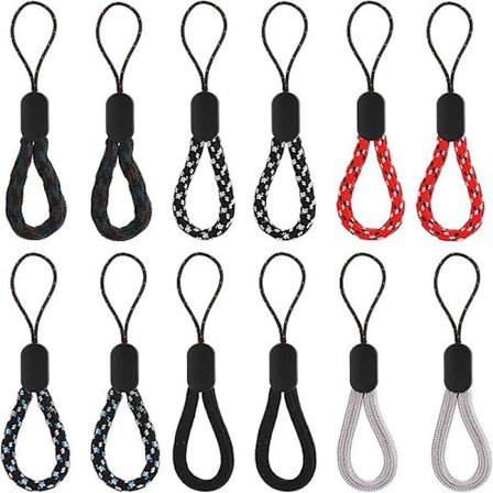 Sormiremmin ranneke, 12 cm säädettävä nailoninen ranneke, kannettava sormiremmi