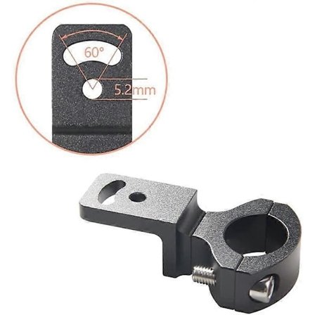 Universaali 22mm 25mm 7/8 Tuuman Moottoripyörän Ajovalojen Kiinnike Spottivalon Pidike Putkipuristin Cafer Chopperille, TG82