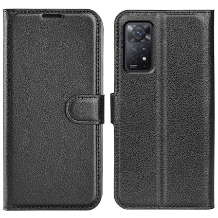 Classic Xiaomi Redmi Note 11S 5G / Xiaomi Redmi Note 11 Pro flip etui - Svart