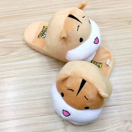 Mub- warm plush soft cartoon animal indoor home slippers