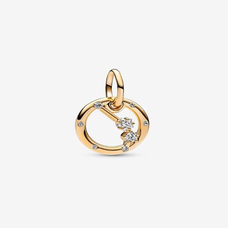 Pandora - Vædderen Stjernetegn Hængecharm - 14k guldbelægning