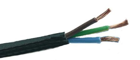 Gelia 40000374 Kabel SKK 3G0,75 mm², 100 m spole Svart, Stikkontakter & kabler