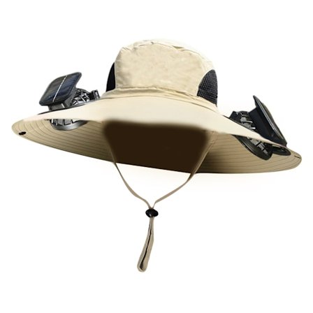 Solcellsdriven Keps med Fläkt USB Kylfläkt Keps Herr Fiskehatt Vandring Campinghatt