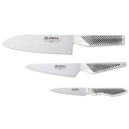 Global 3-delar knivset (G-46, GS-3, GS-38) - Köp Global-knivar och tillbehör hos Bagaren och Kocken | Matlagning > Köksknivar > Knivset | Bagaren och 
