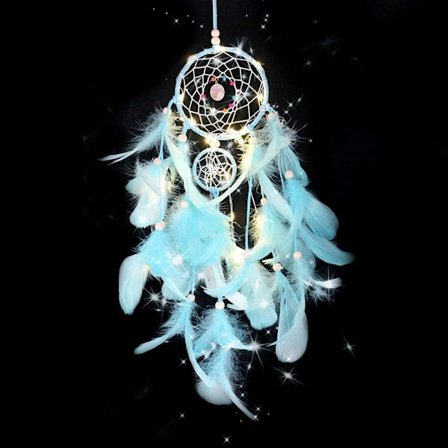 Dream Catching Net Drömfångare BLÅ