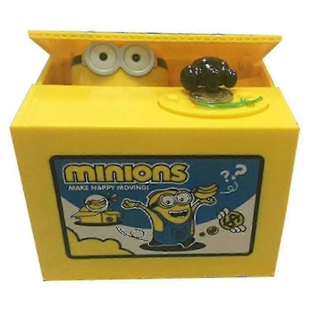 Despicable Me Minions Spargris Sparpengar Stjälande Girig Pengabox