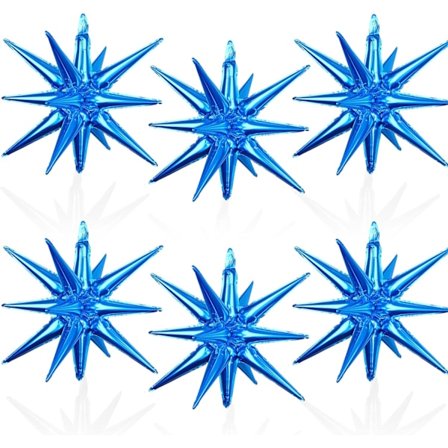 20 stk. blå stjerneburst balloner eksploderende stjerneburst ballon
