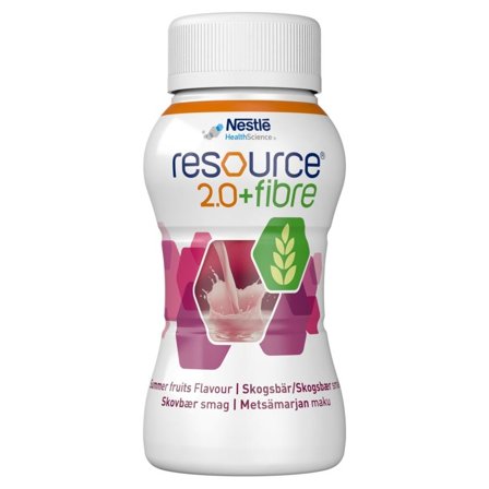 Resource 2.0+Fibre næringsdrikk skogsbær 4x200 ml