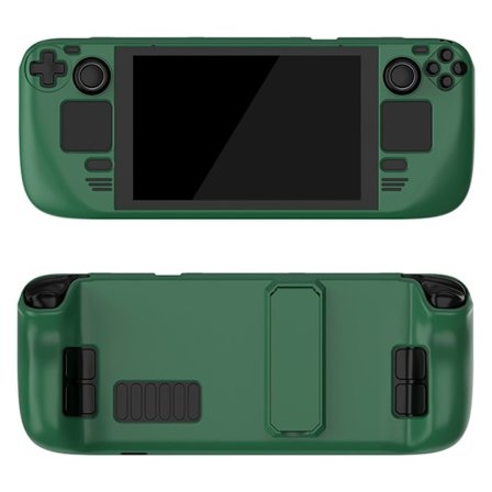 Skyddande Skal Till Steam Deck/OLED Med Kickstand Militär Grön